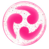 9/16 Pink Quotation Symbol Saddle Plug