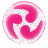 18mm Pink Quotation Symbol Saddle Plug