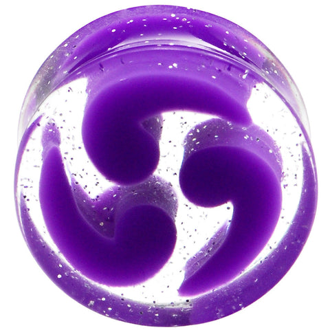 20mm Purple Quotation Symbol Saddle Plug