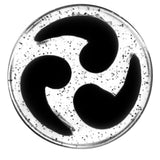 18mm Black Quotation Symbol Saddle Plug