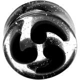 18mm Black Quotation Symbol Saddle Plug