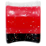 9/16 Black Red White Quotation Symbol Saddle Plug