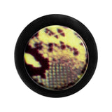 00G Green Snake Skin Acrylic Taper