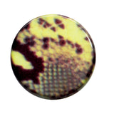 8G Green Snake Skin Acrylic Saddle Plug