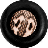 8G Blushing Snake Skin Acrylic Taper