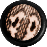 0G Blushing Snake Skin Acrylic Taper