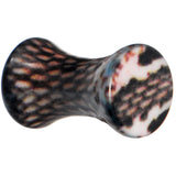 6G Blushing Snake Skin Acrylic Saddle Plug
