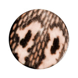 2G Blushing Snake Skin Acrylic Saddle Plug