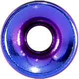 6G Purple Anodized Titanium Steel Internally Threaded Screw Fit Plug