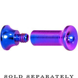 8G Purple Anodized Titanium Screw Fit Tunnel