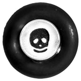 8G Clear Acrylic Glitter Black Skull Confetti Taper