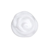 1/2 White Rose Flower Acrylic Saddle Plug