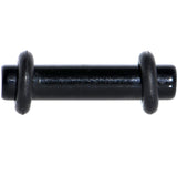 10G Ebony Black Acrylic Plug