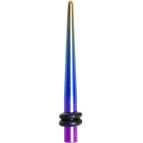 8G Acrylic Electric Rainbow Straight Taper