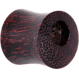 00G Organic Tamarind Wood Offset Eyelet Saddle Plug