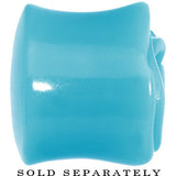 20mm Blue Rose Flower Acrylic Saddle Plug