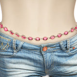 Aphrodite Amore Pink Gem Adjustable Belly Chain