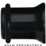 5/8 Black Acrylic Pink Heart Single Flare Plug