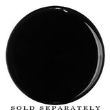 18mm Clear Black Acrylic Mirror Split Saddle Plug