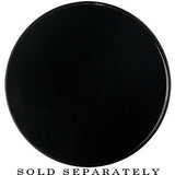 42mm Clear Black Acrylic Mirror Split Saddle Plug