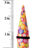 18mm Groovy Retro Flower Acrylic Taper