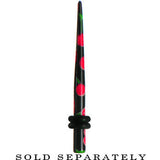 8G Black Acrylic Red Cherry Logo Taper