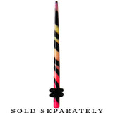 12G Multi Color Animal Logo Acrylic Ear Taper