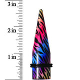 18mm Multi Color Animal Logo Acrylic Ear Taper