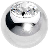 3mm Stainless Steel Clear Gem Replacement Ball