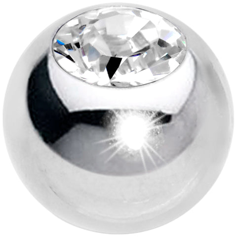 3mm Stainless Steel Clear Gem Replacement Ball