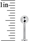 14G 3/8 Stainless Steel Labret with 5mm Ball