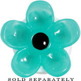 18mm Acrylic Aqua Flower Saddle Plug