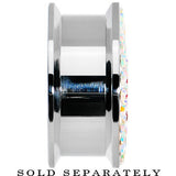 7/8 Stainless Steel Aurora Gem Red Heart Screw Fit Plug