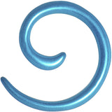 8G Azure Blue Metallic Pearl Acrylic Spiral Taper