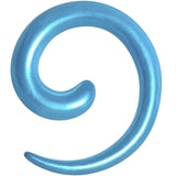 4G Azure Blue Metallic Pearl Acrylic Spiral Taper