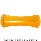 8G Honey Yellow Metallic Pearl Acrylic Saddle Plug