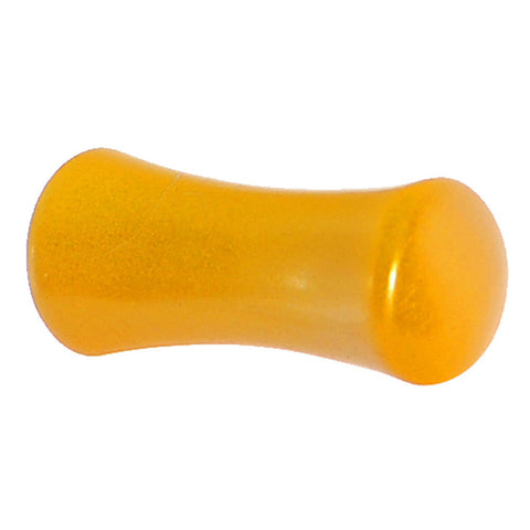 6G Honey Yellow Metallic Pearl Acrylic Saddle Plug