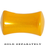 2G Honey Yellow Metallic Pearl Acrylic Saddle Plug
