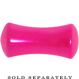 4G Hyacinth Pink Metallic Pearl Acrylic Saddle Plug