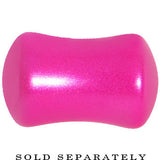 0G Hyacinth Pink Metallic Pearl Acrylic Saddle Plug