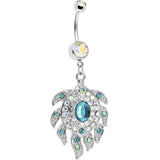 Aurora Gem Sea Flower Belly Ring