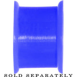 9/16 Blue Silicone Peace Sign Tunnel