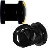 0G Black Acrylic Batman Screw Fit Plug Set