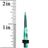 6G Green Acrylic Four Leaf Clover Field Taper