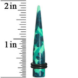 0G Green Acrylic Four Leaf Clover Field Taper