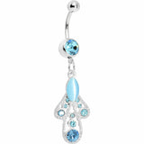 Blue Moonlit Enchantment Belly Ring