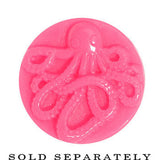 9/16 Pink Acrylic Octopus Plug