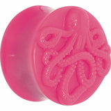 20mm Pink Acrylic Octopus Plug