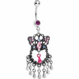 Antique Butterfly Chandelier Belly Ring