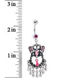 Antique Butterfly Chandelier Belly Ring